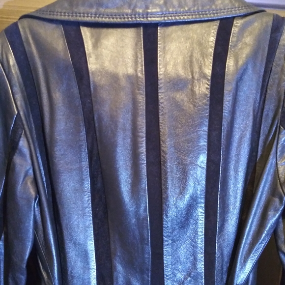 VINTAGE- Leather Coat - Picture 4 of 8